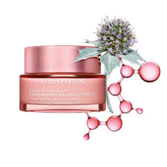 Clarins Multi-Active Glow Boosting, Line-Smoothing Day Cream - Dry Skin 50ml