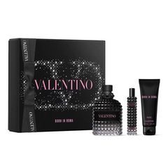 Valentino Born In Roma Uomo 100ml EDT + 15ml EDT Mini + 75ml Shower Gel for Men Gift Set