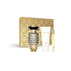 Paco Rabanne Fame 80ml EDP Spray + 100ml Body Lotion + 10ml Mini