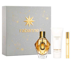 Paco Rabanne Million Gold 90ml Edp + 100ml Body Lotion + 10ml Edp Set for Women