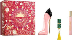 Carolina Herrera Good Girl Blush 80ml EDP + 10ml Mini + Lip Gloss for Women Gift Set