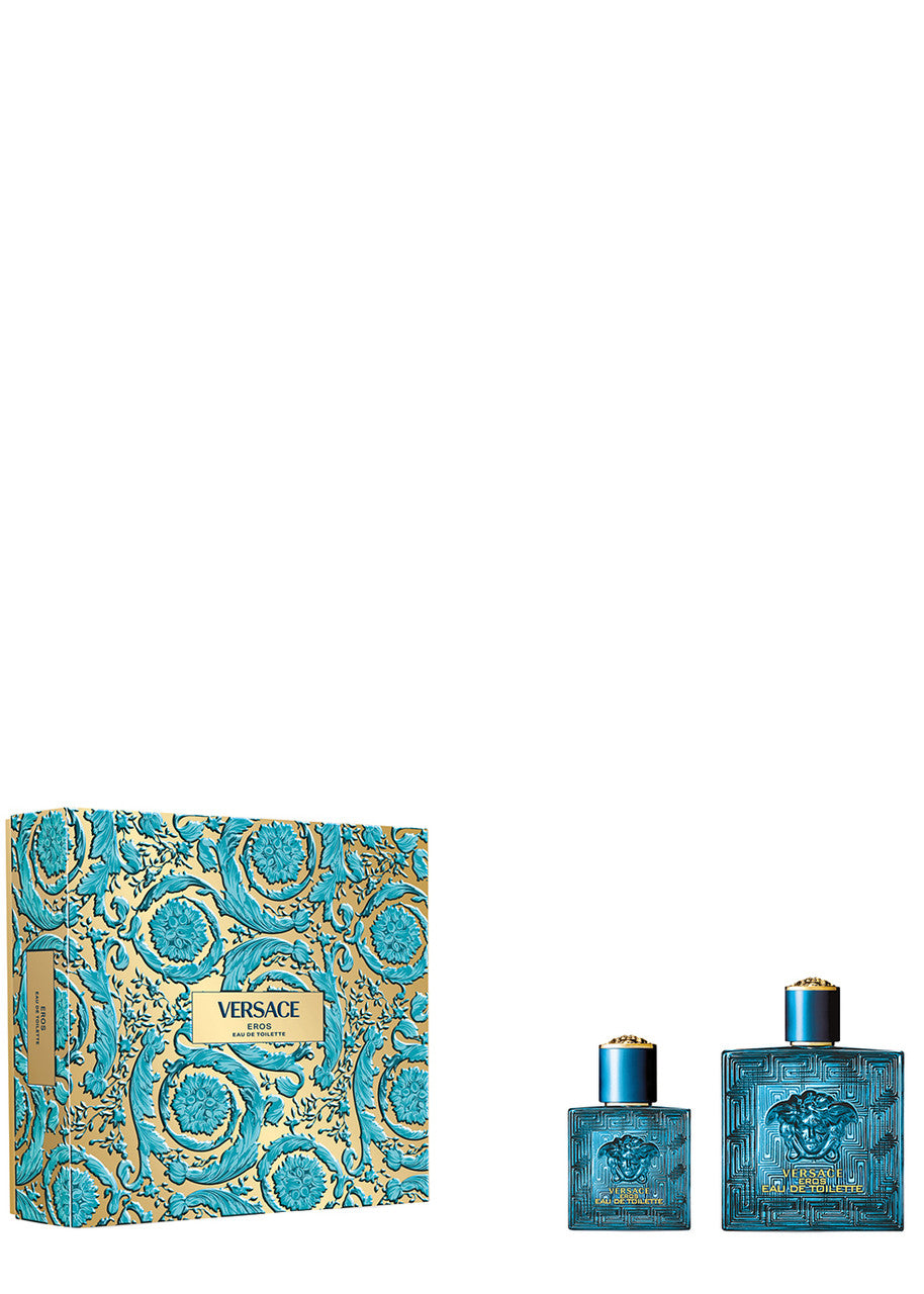 Versace Eros 100ml EDT + 30ml EDT for Men Gift Set
