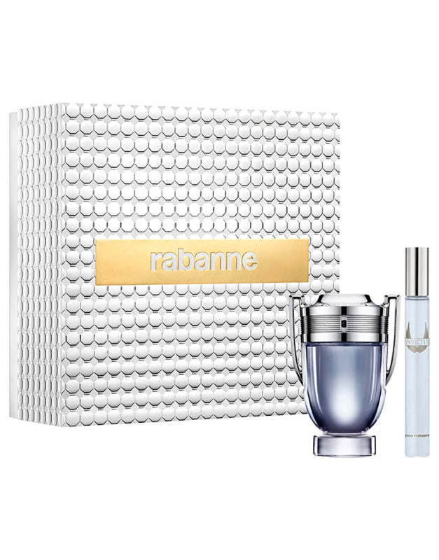 Paco Rabanne Invictus 50ml EDT + 10ml EDT Mini for Men Gift Set