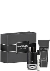 Mont Blanc Explorer 100ml EDP + 100ml Shower Gel + 7.5ml EDP Mini For Men Gift Set
