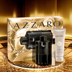 Azzaro The Most Wanted Intense 100ml EDP + 10ml EDP + 75ml Shampoo for Men Gift Set