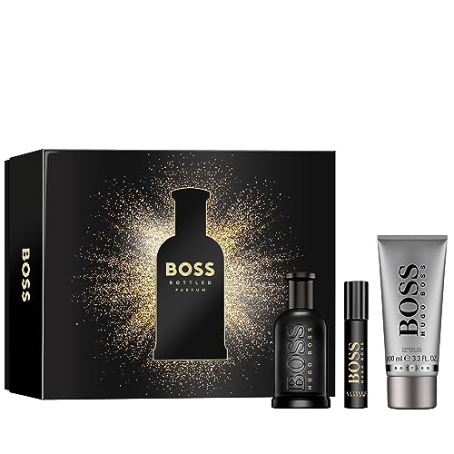Hugo Boss BOSS Bottled 100ml Parfum + 100ml Shower Gel + Mini for Men Gift Set