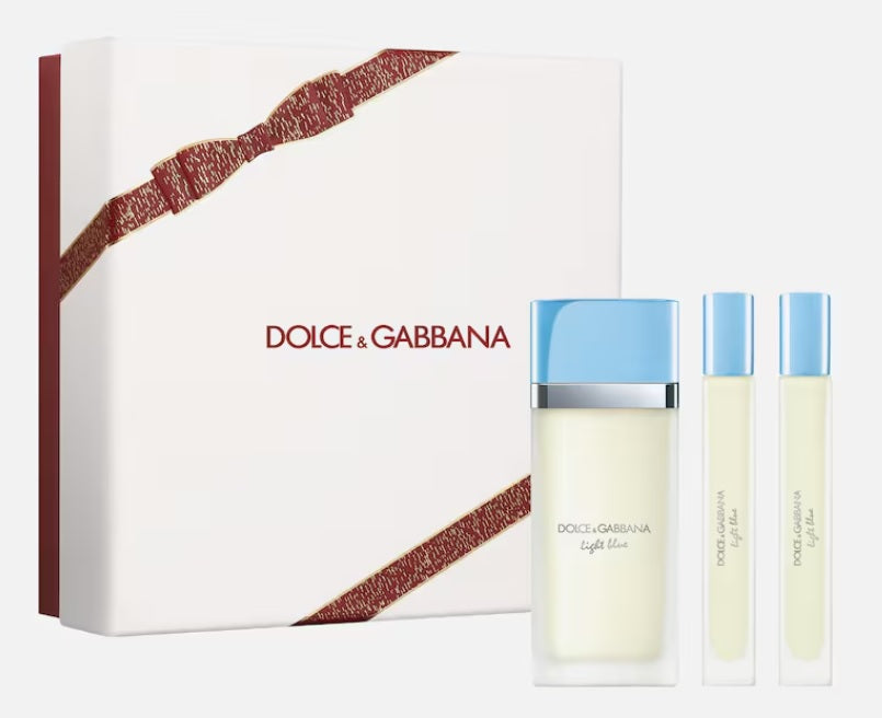 Dolce & Gabbana Light Blue 100ml Edt + 2 * 10ml edt Set for Women