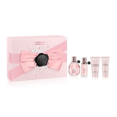 Viktor & Rolf Flowerbomb Gift Set 100ml EDP 4 Pieces + 20ml EDP + 50ml Body Lotion + 40ml Body Cream