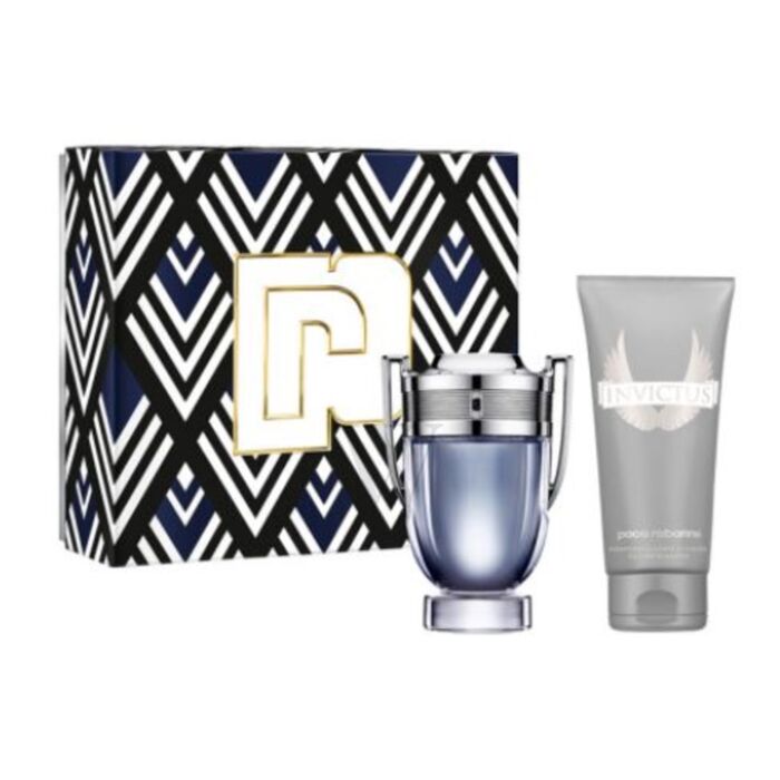 Paco Rabanne Invictus Gift Set 100ml EDT + 100ml Shower Gel