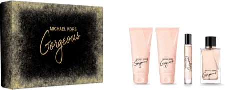 Michael Kors Gorgeous! Gift Set 100ml EDP + 100ml Shower Gel + 100ml Body Lotion + Mini