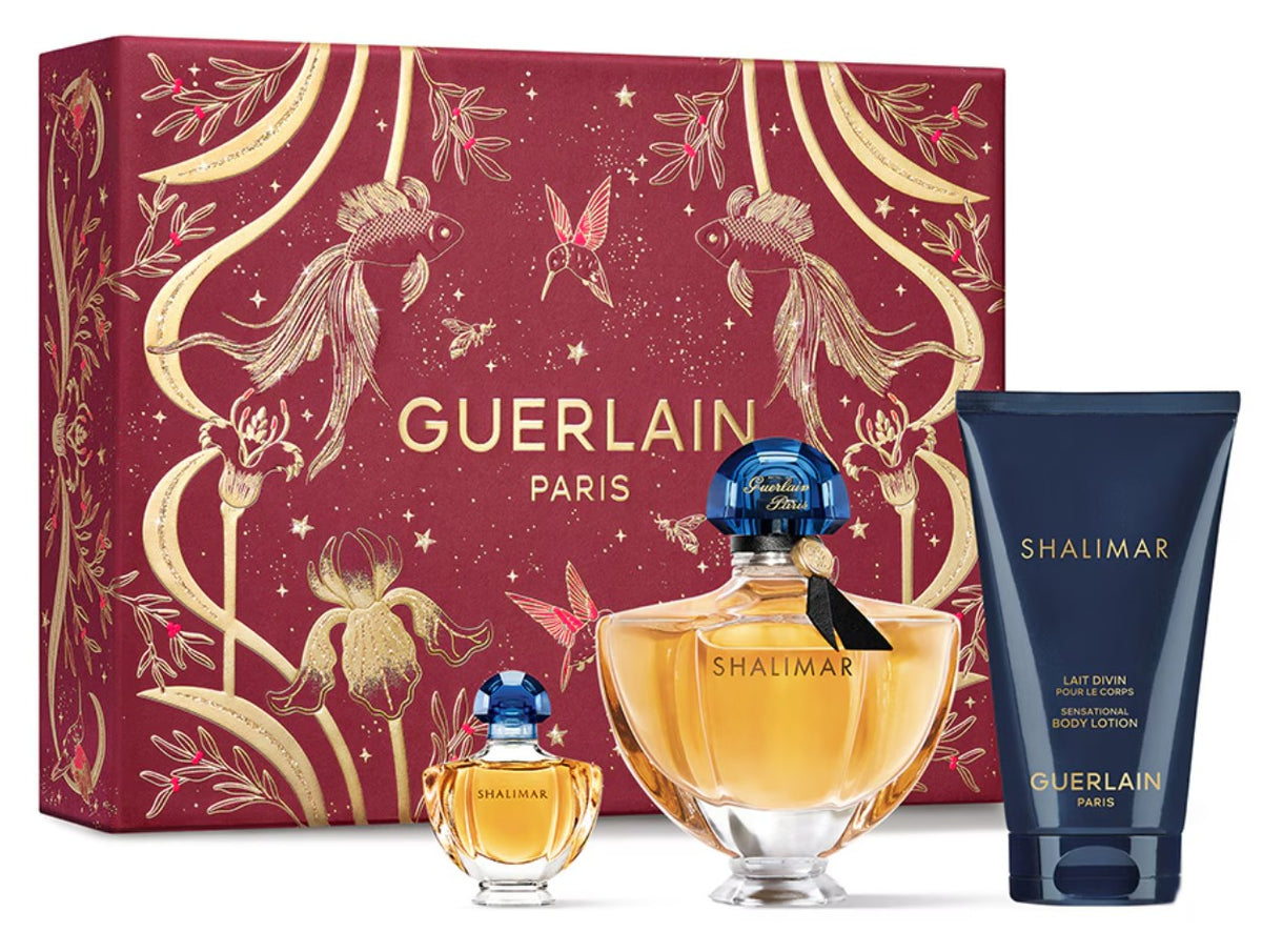 Guerlain Shalimar 50ml EDP + 75ml Body Lotion + 5ml EDP for Women Gift Set