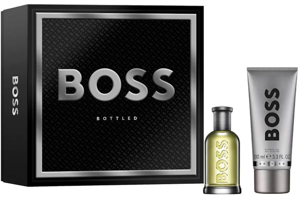 Hugo Boss Bottled 50ml EDT + 100ml Shower Gel for Men Gift Set