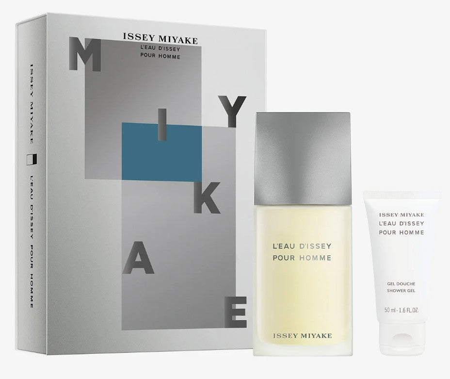 Issey Miyake L’Eau d’Issey Pour Homme 75ml EDT + 50ml Shower Gel for Men Gift Set