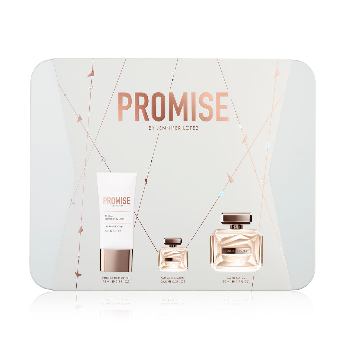 Jennifer Lopez Promise 50ml EDP Gift Set + 75ml Body Lotion + 10ml Mini