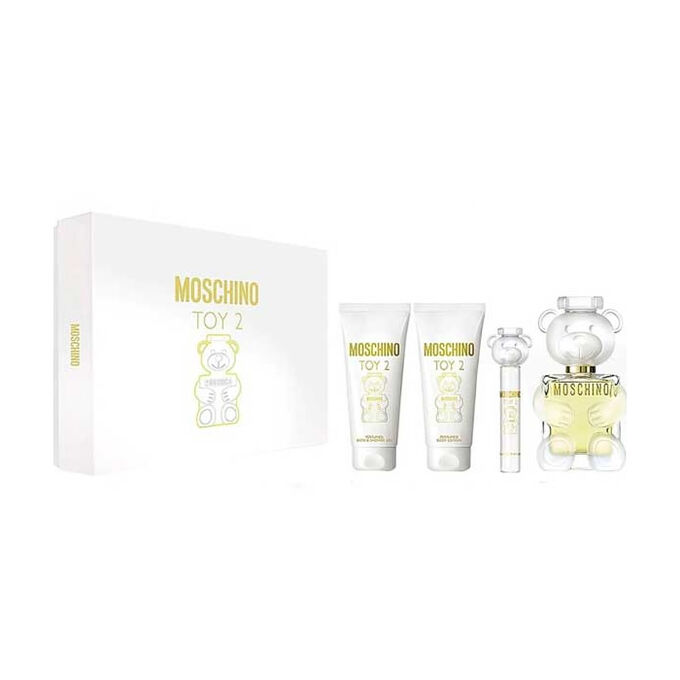 Moschino Toy 2 Gift Set 100ml EDP + 100ml Shower Gel + 100ml Body Lotion + Mini