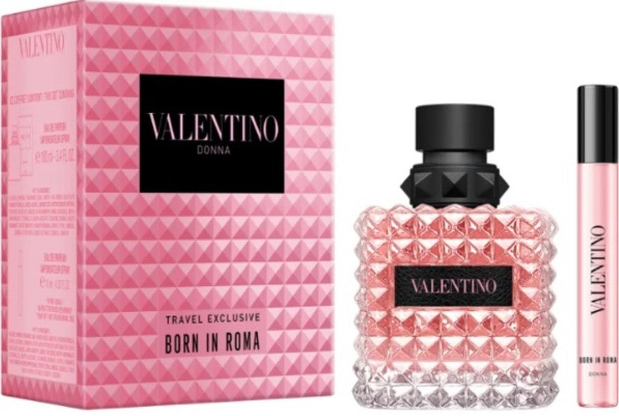 Valentino Donna Born In Roma 100ml EDP + 10ml EDP for Women Gift Set