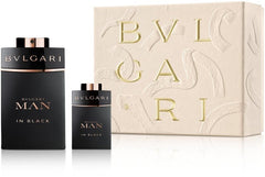 Bvlgari Man In Black 100ml EDP + 15ml Mini for Men Gift Set