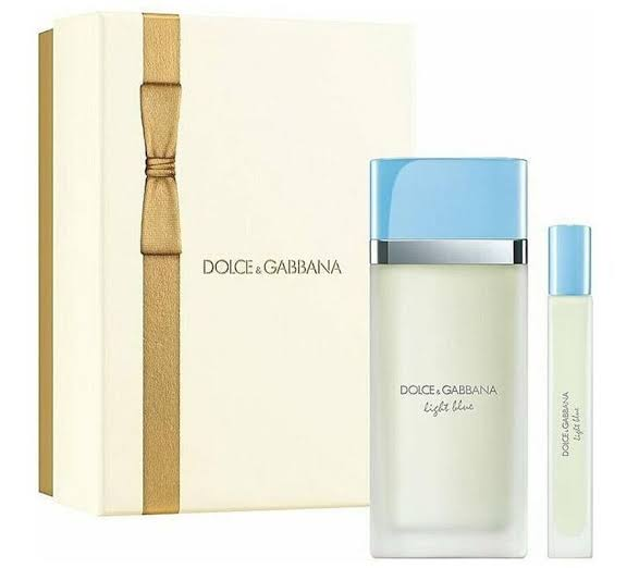 Dolce & Gabbana Light Blue 100ml EDT + 10ml Mini for Women Gift Set