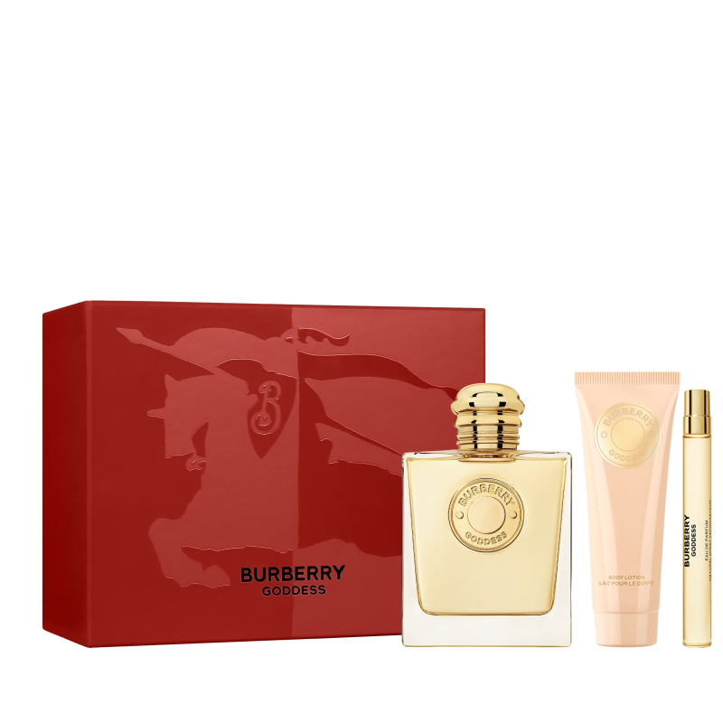 Burberry Goddess 100ml EDP + 75ml Body Lotion + 10ml EDP for Women Gift Set